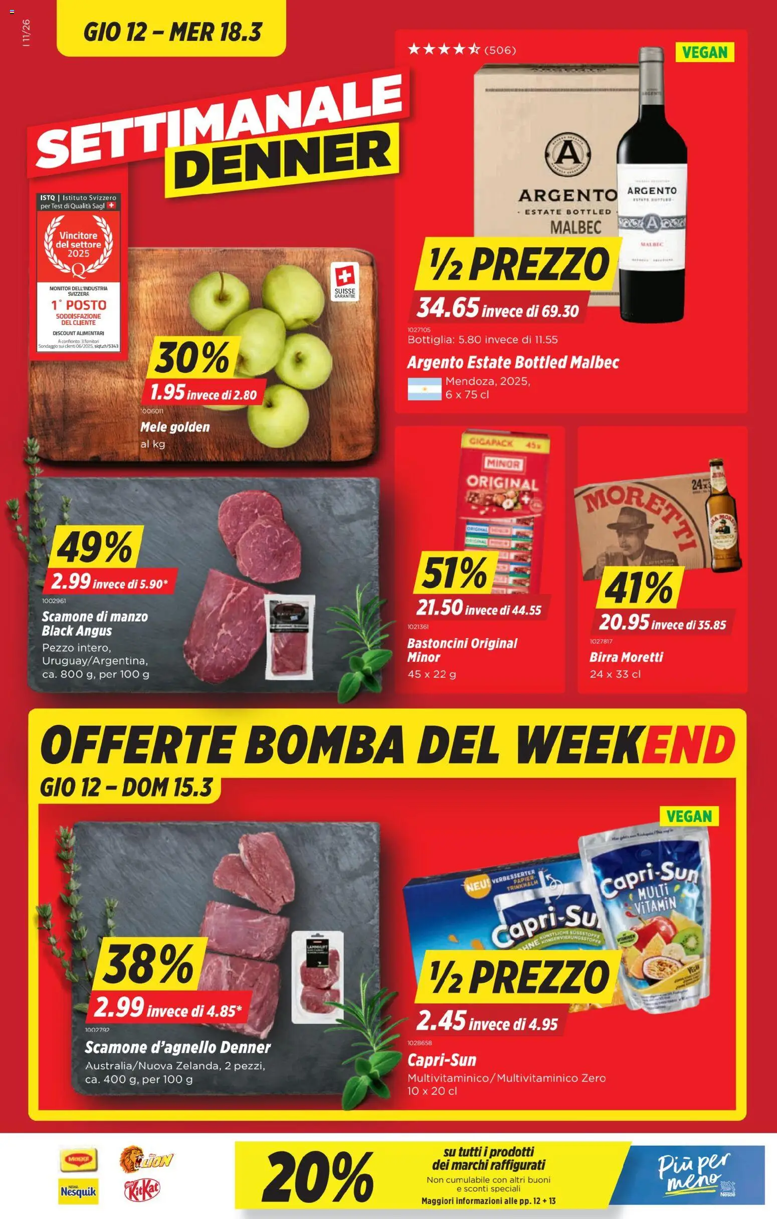 Denner aktionen IT – gültig ab 12.03.2026 | Seite: 1 | Produkte: Monitor