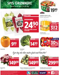 Forhåndsvisning av Meny kundeavis gyldig fra 10.11.2025 | Side: 6 | Produkter: Juice, Brokkoli, Persimon, Cremă pentru față