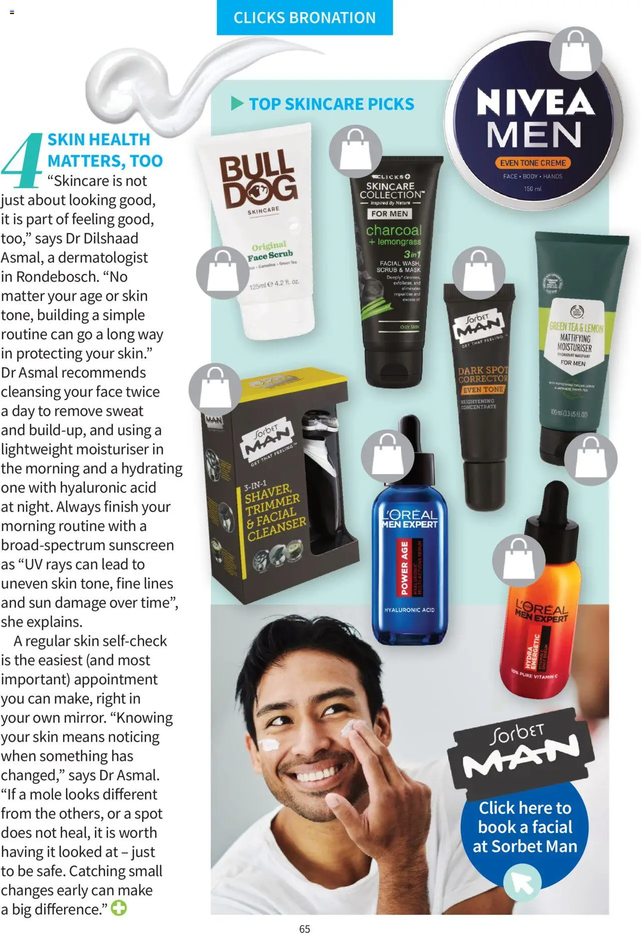 New Clicks catalogue – valid from 01.10.2025 | Page: 65 | Products: Tea, Mask, Lemon, Scrub