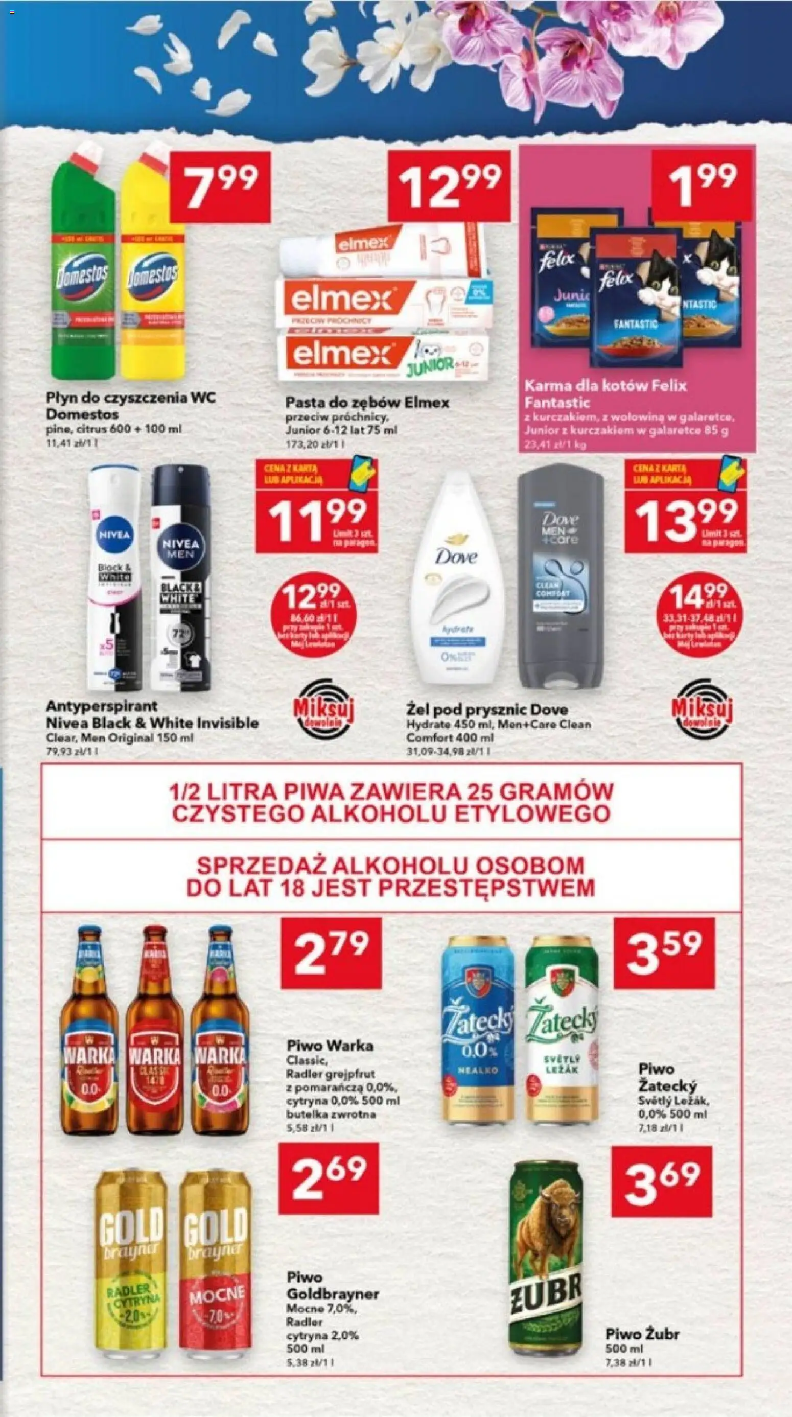 Lewiatan gazetka - Lublin od 09.04.2026 | Strona: 7 | Produkty: Piwo Warka, Piwo, Antyperspirant, Grejpfrut