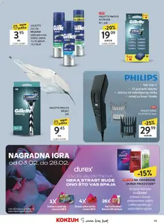 GILLETTE GEL ZA BRIJANJE, odabrane vrste, 200ml-240ml - Pregled kataloga iz trgovine Konzum, vrijedi od 03.02.2026 | Stranica: 15