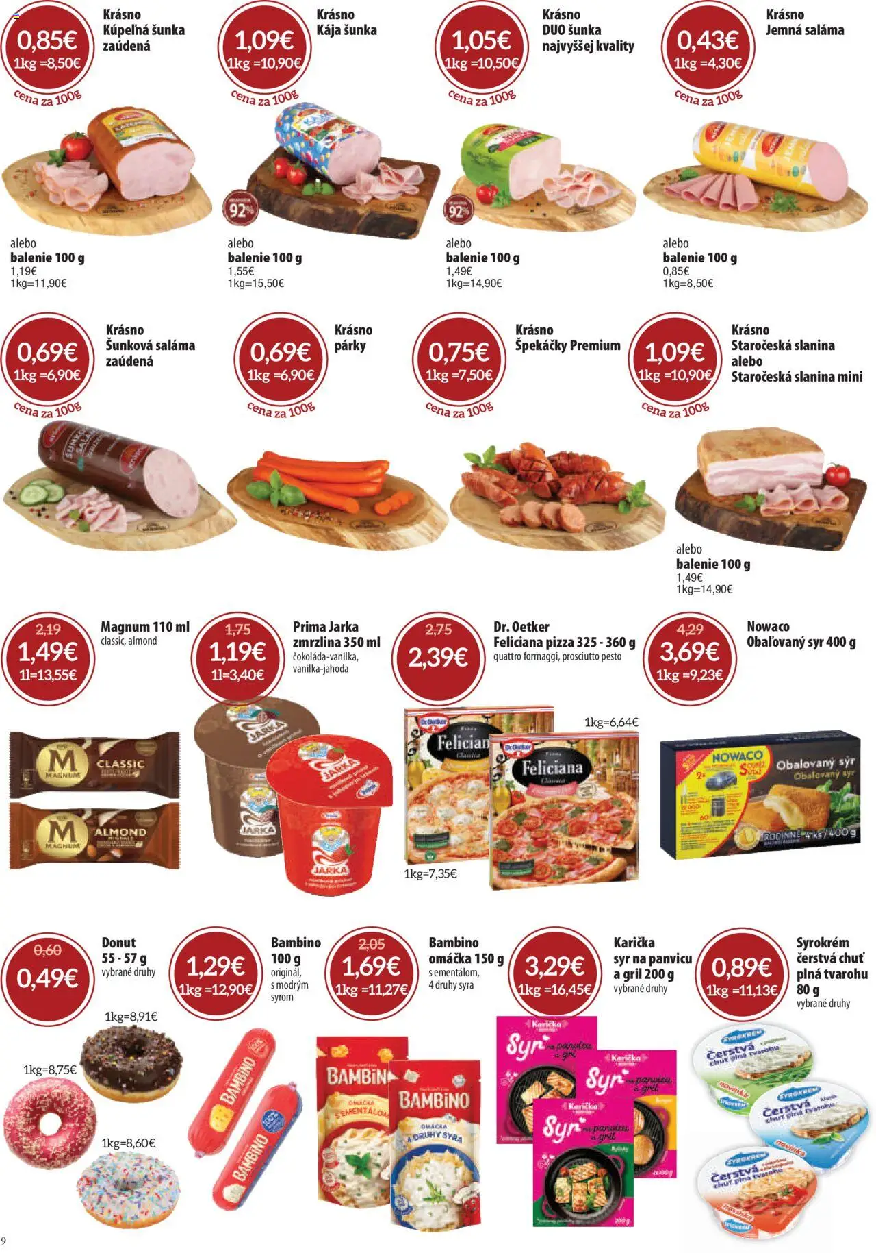Nové Nitrazdroj akcie – leták je platný od 04.09.2025 | Strana: 9 | Produkty: Gril, Kúpelňa, Párky