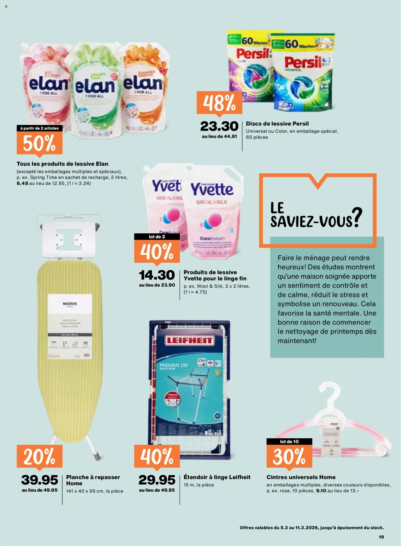 Migros aktionen FR – gültig ab 03.03.2026 | Seite: 19