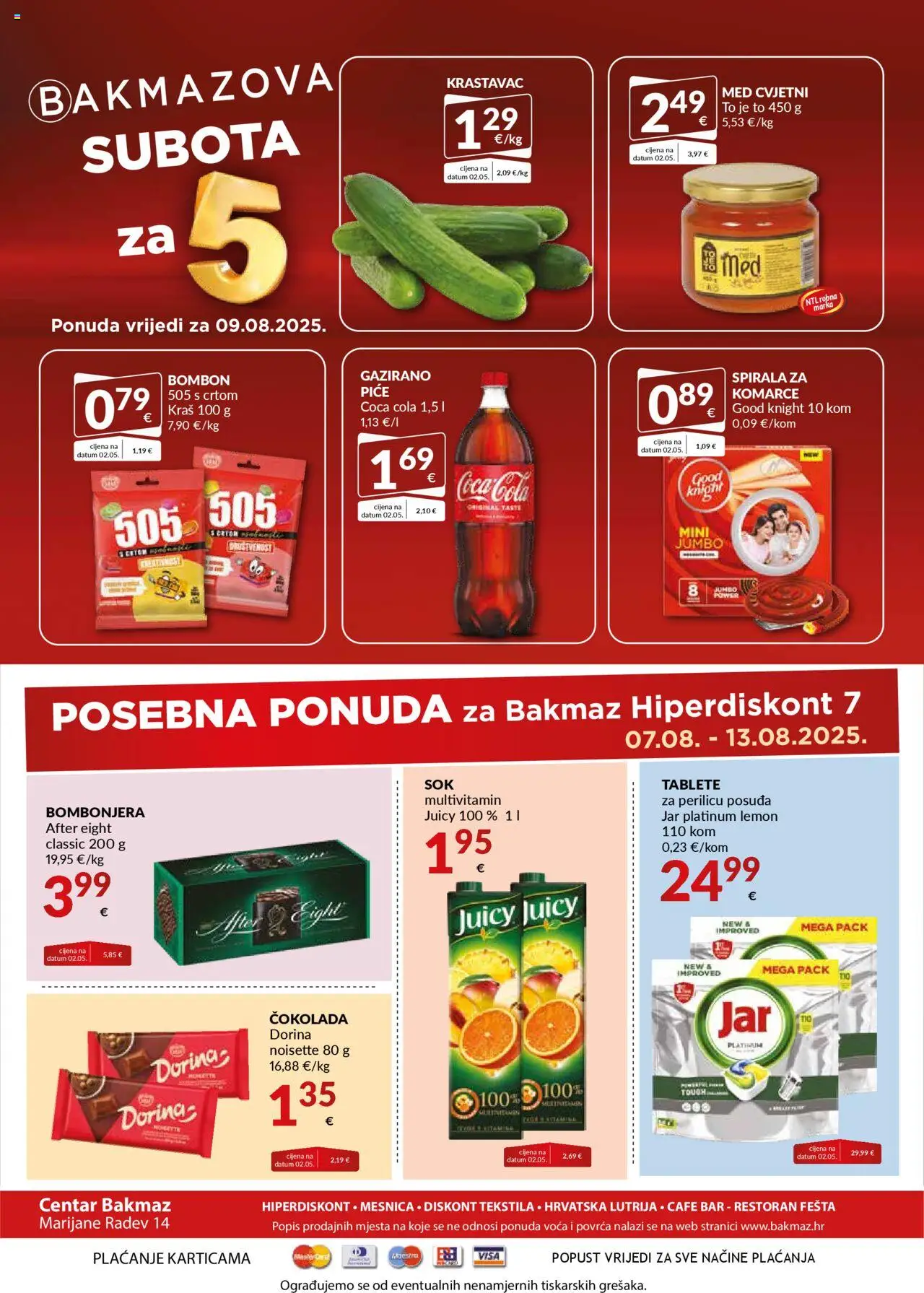 Bakmaz katalog | vrijedi od 07.08.2025 | Stranica: 8 | Proizvodi: Med, Dorina, Čokolada, Bombonjera