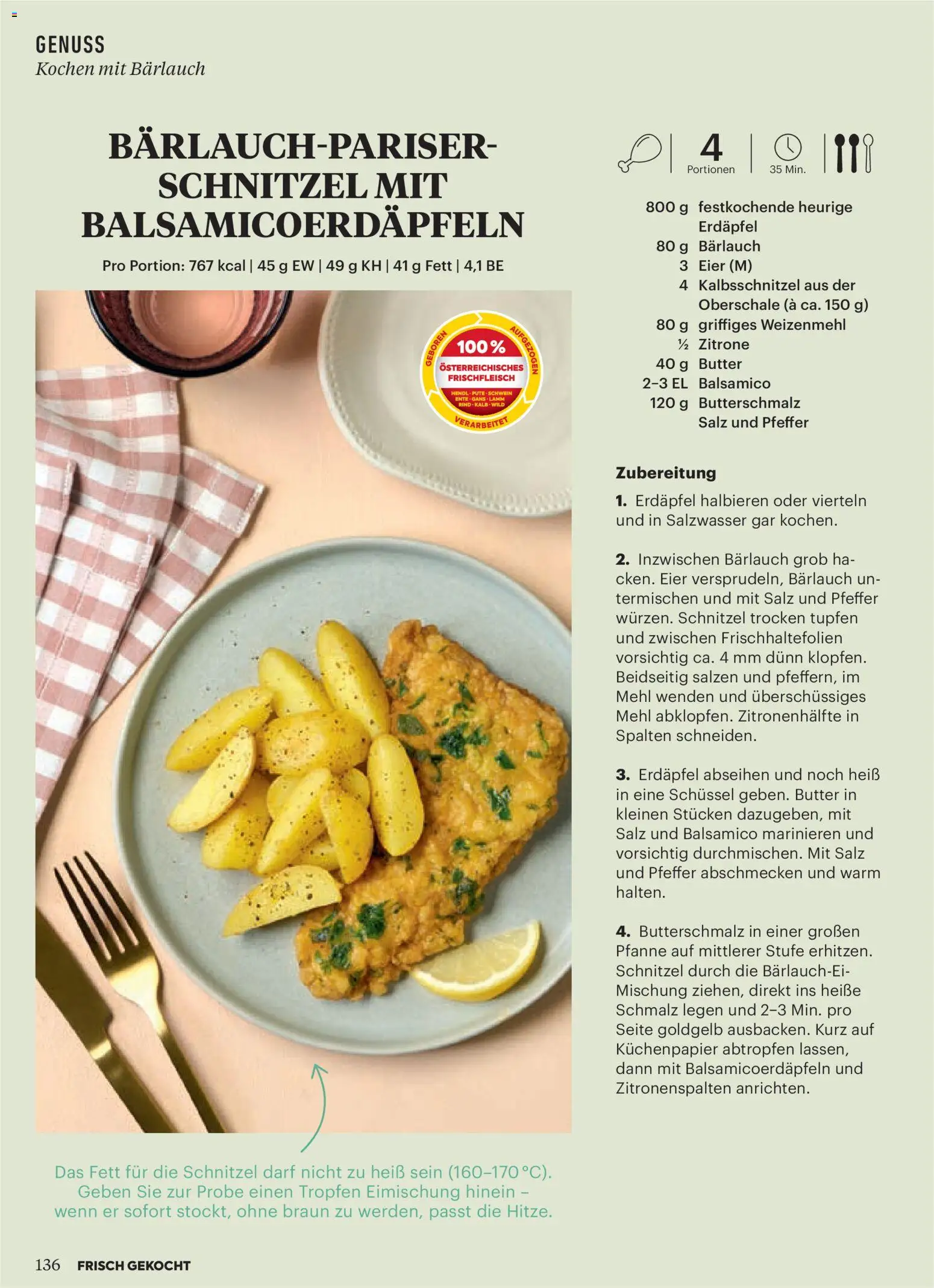 Billa  Frisch Gekocht gültig ab 01.03.2026 | Seite: 134 | Produkte: Pfeffer, Zitrone, Dolce gusto kapszula, Butter