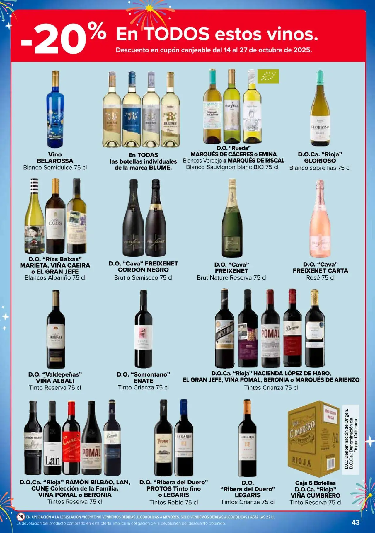 Carrefour folleto │ válido desde el 25.09.2025 | Página: 45 | Productos: Vino, Caja