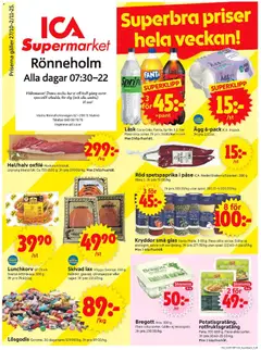 ICA Supermarket - Malmö - Förhandsvisning av reklamblad från butik ICA Supermarket aktuell från 27.10.2025