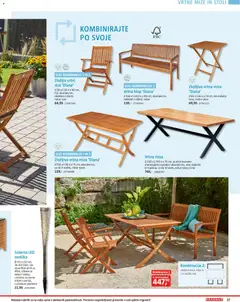 Bauhaus katalog akcije – veljaven od 22.04.2026 | Stran: 27 | Izdelki: Led svetilka, Miza, Stol, Svetilka