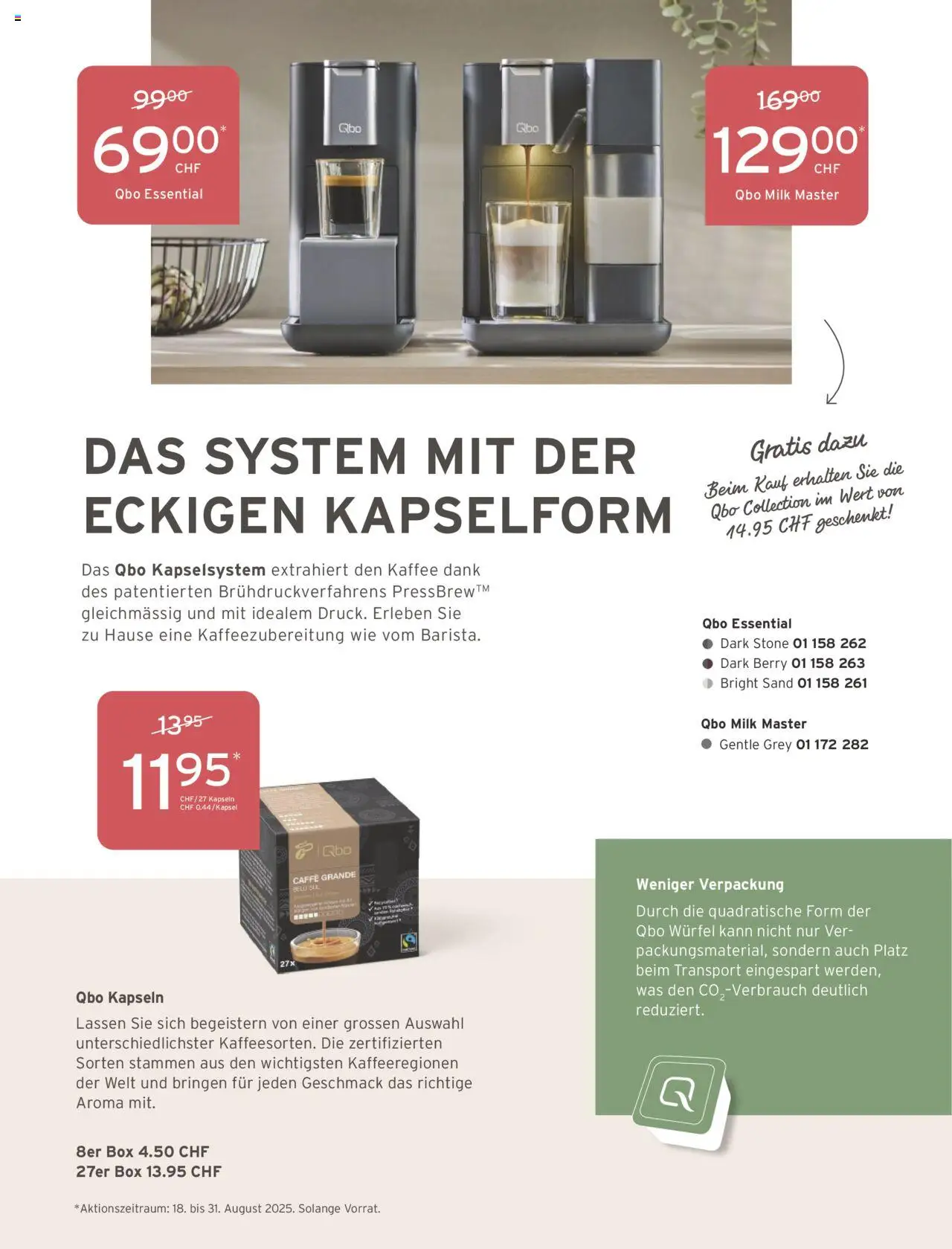 Tchibo Aktionen ab 01.08.2025 | Seite: 148 | Produkte: Box, Kaffee