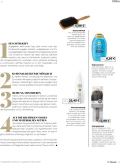 Müller Magazine Lifestyle 6/25 ab 17.11.2025 gültig | Seite: 31 | Produkte: Shampoo, Haarspray, Bürste, Handcreme