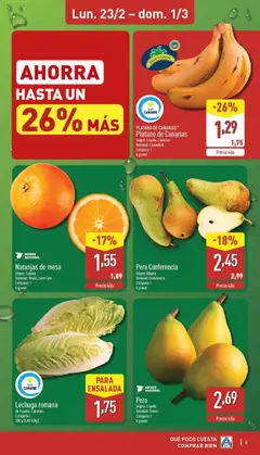 Vista previa Naranjas de mesa, Origen: España. Variedad: Navel, Lane Late. Categoría: I. A granel válido desde el 23.02.2026 | Página: 5