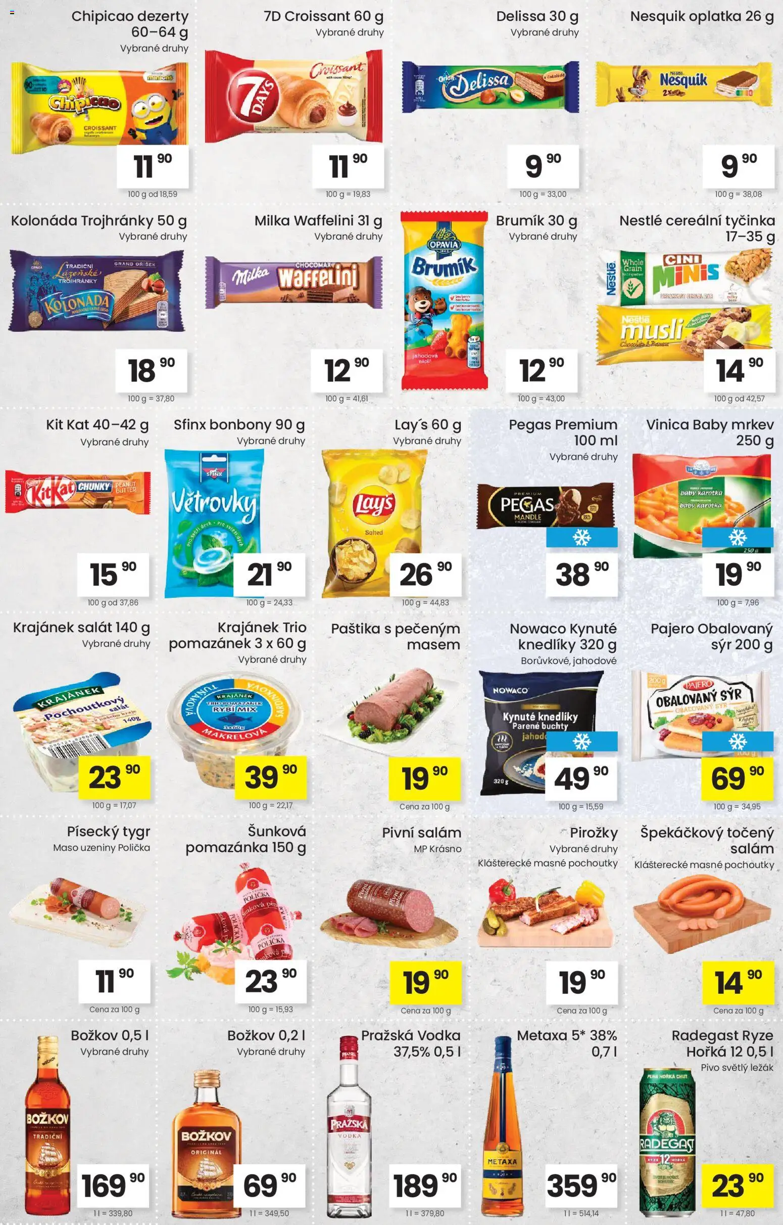 Kubík leták od 13.01.2026 | Strana: 3 | Produkty: Salám, Pivo, Rýže, Božkov