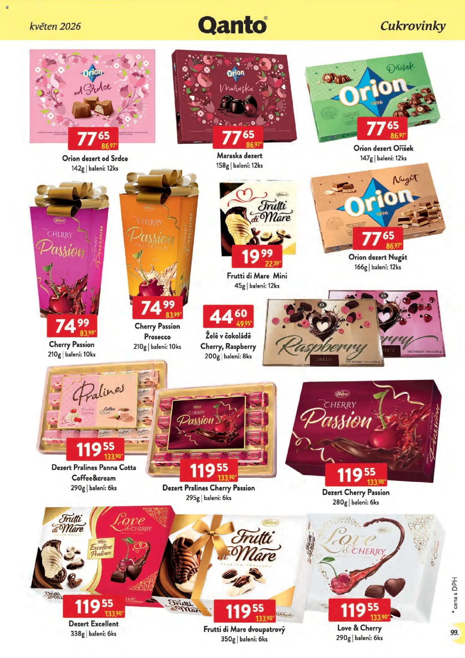 Astur & Qanto leták - Velkoobchod 05/2026 od 01.05.2026 | Strana: 99 | Produkty: Prosecco, Panna cotta