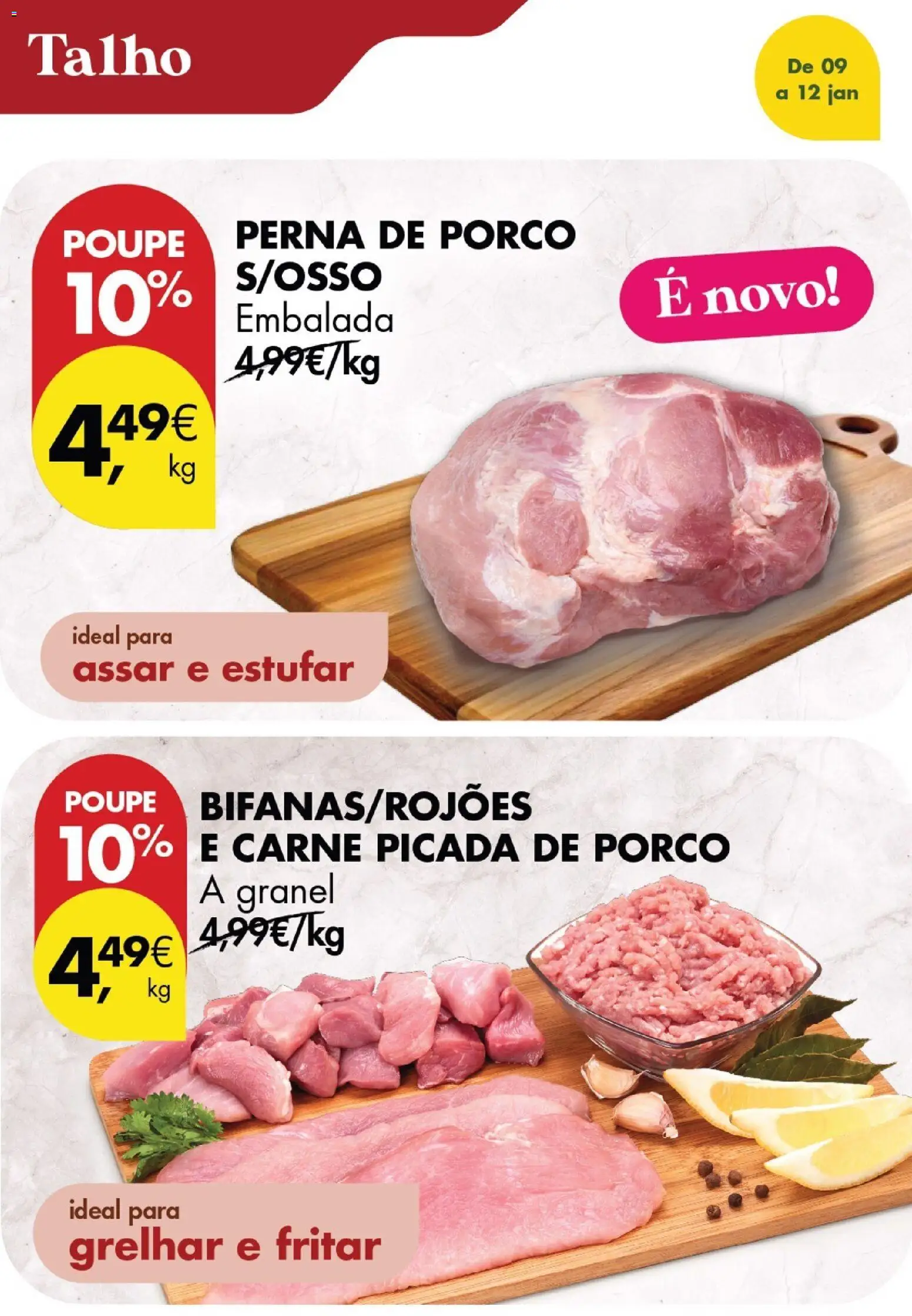 Pingo Doce Poupe este Fim de Semana │ válido de 09.01.2026 | Página: 8 | Produtos: Carne picada, Carne
