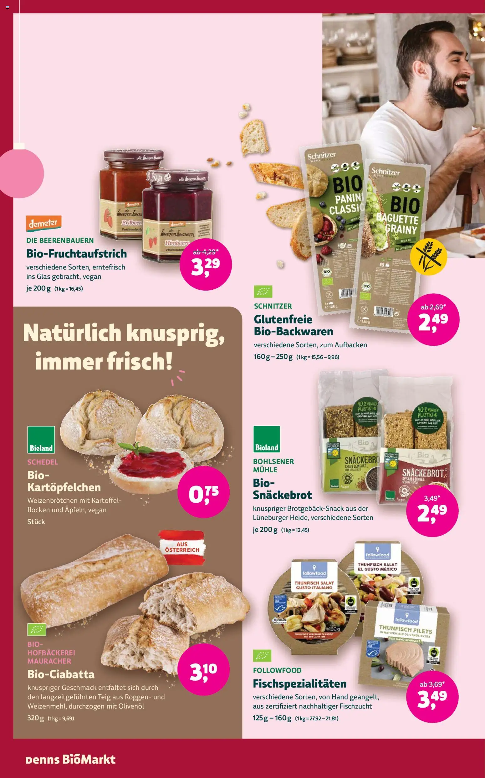 Denns BioMarkt Angebote gültig ab 17.12.2025 | Seite: 10 | Produkte: Flocken, Salat, Himbeere, Mühle