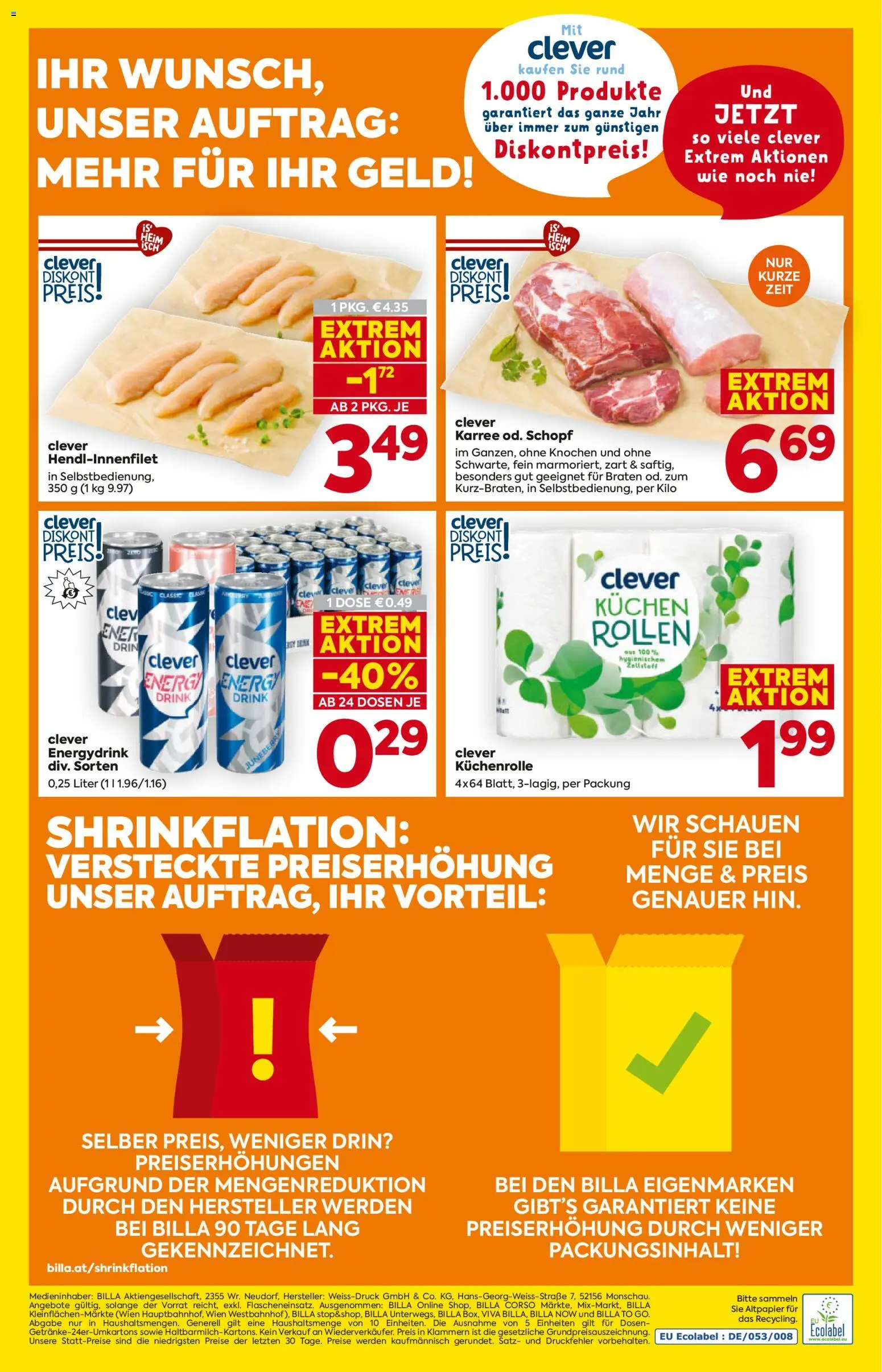 Billa Flugblatt - Salzburg gültig ab 02.01.2026 | Seite: 20