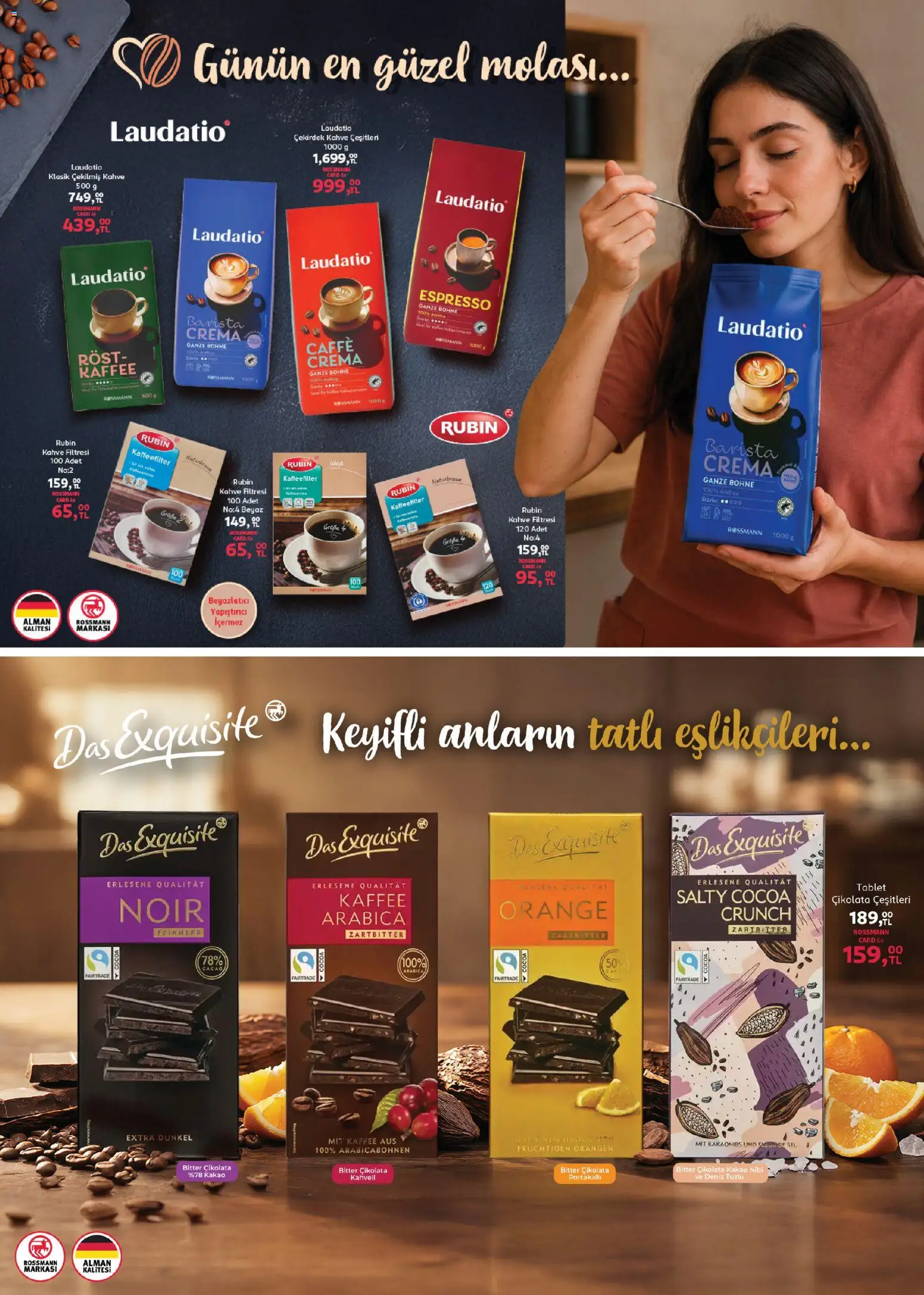 Rossmann - Nisan Ev & Yaşam Kataloğu - 01.04.2026 tarihinden itibaren geçerlidir | Sayfa: 14 | Ürünler: Kahve, Çikolata, Tablet