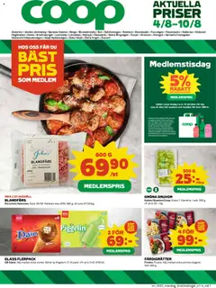 Coop - Alsterbro - Förhandsvisning av reklamblad från butik Coop aktuell från 04.08.2025