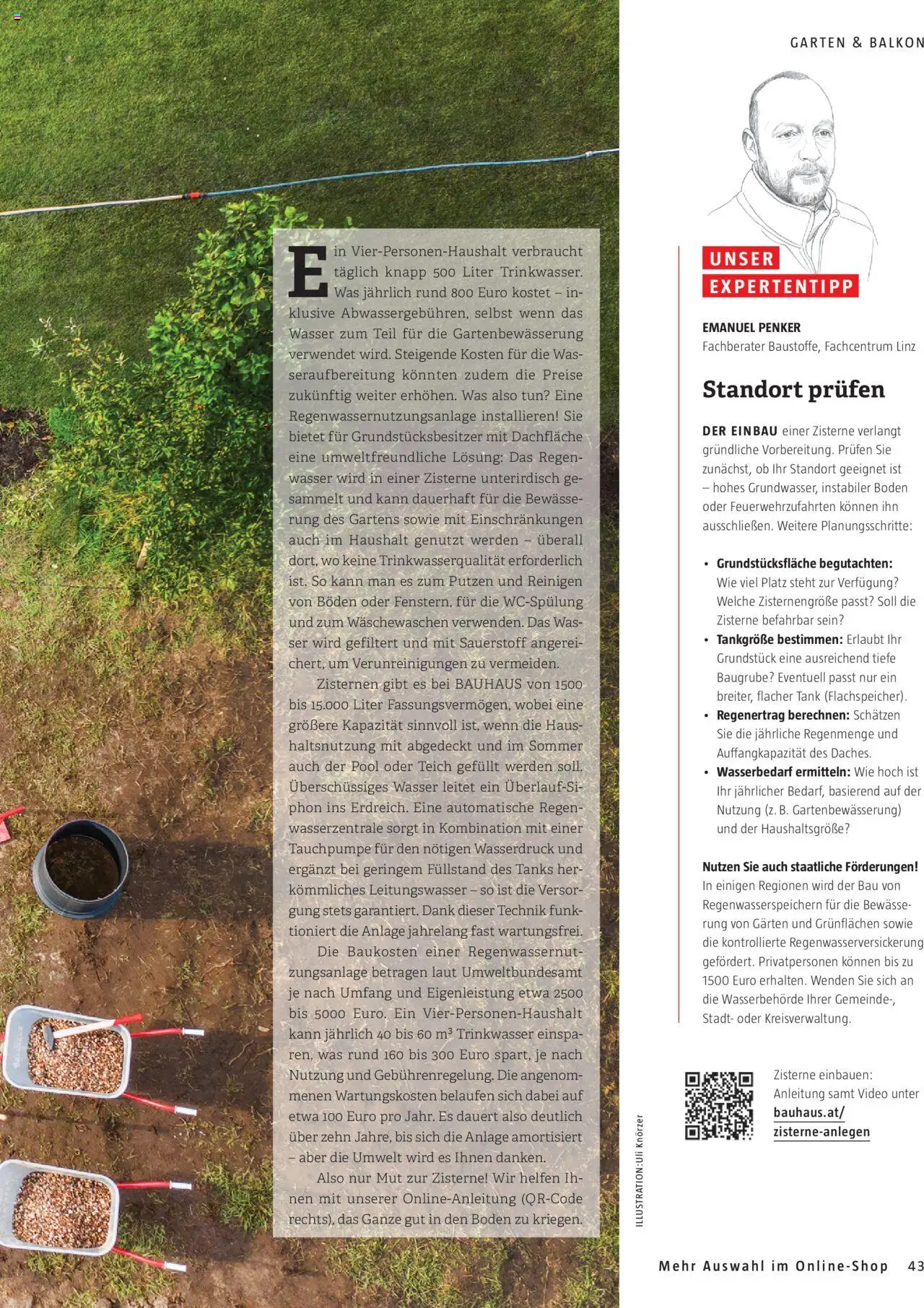 Bauhaus passt! Magazin gültig ab 14.04.2025 | Seite: 43 | Produkte: Wasser, Video