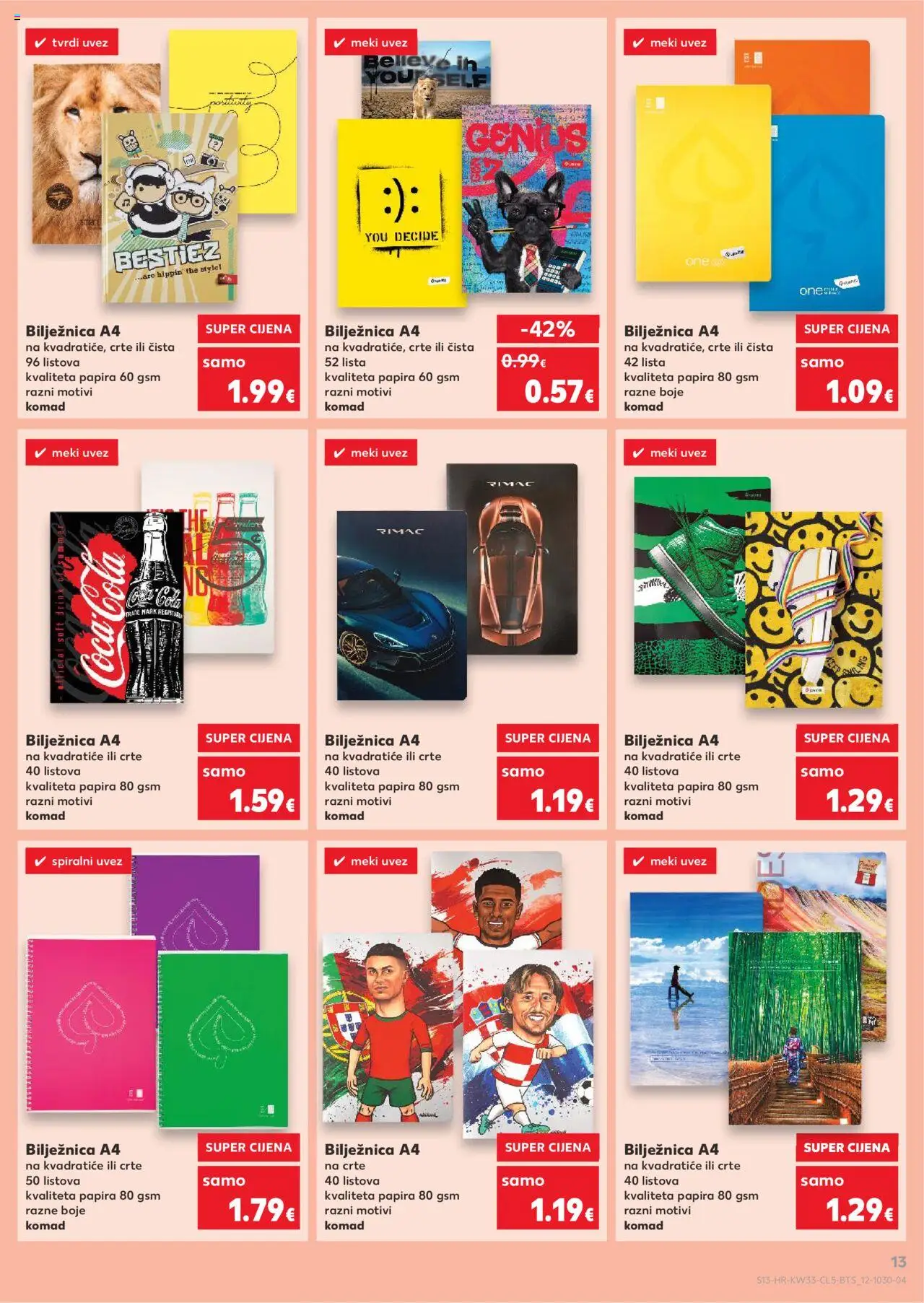 Kaufland HR akciós ujság - amely érvényes a következő dátumtól: 11.08.2025 | Oldal: 13