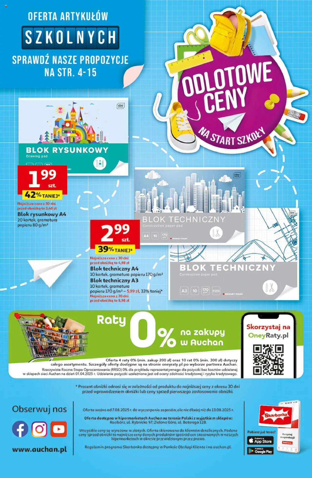 Auchan Gazetka - Pewność niskich cen Hipermarket od 07.08.2025 | Strona: 45