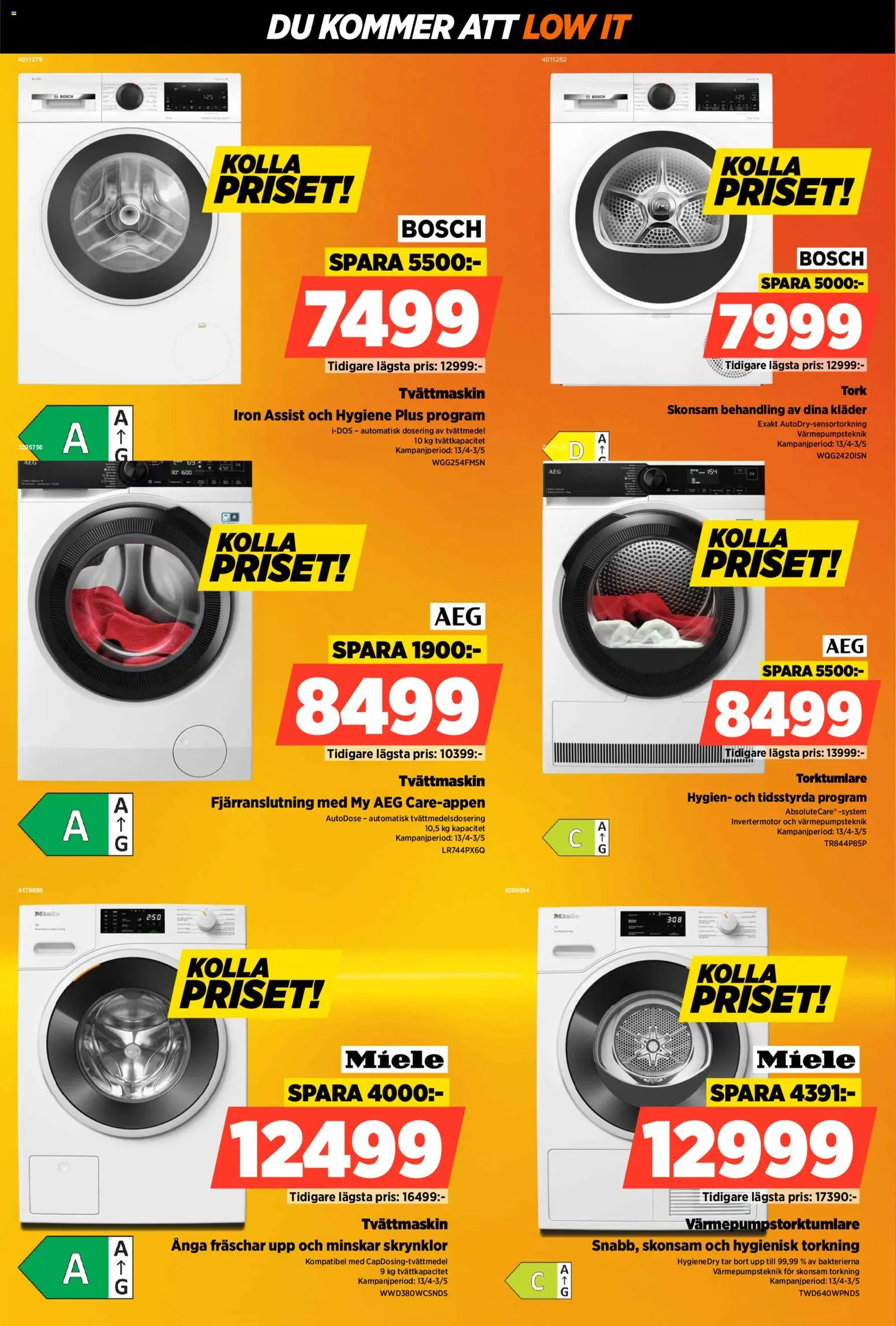 Power reklamblad aktuell från 27.04.2026 | Sida: 21 | Produkter: Tvättmedel, Kläder, Tvättmaskin, Torktumlare