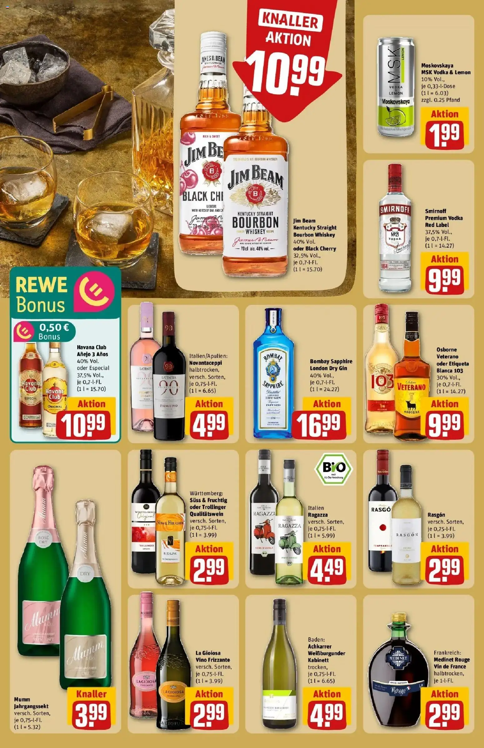 Rewe prospekt Bad Zwischenahn	 – gültig ab 22.02.2026 | Seite: 24 | Produkte: Havana club, Jim beam, Rum, Gin