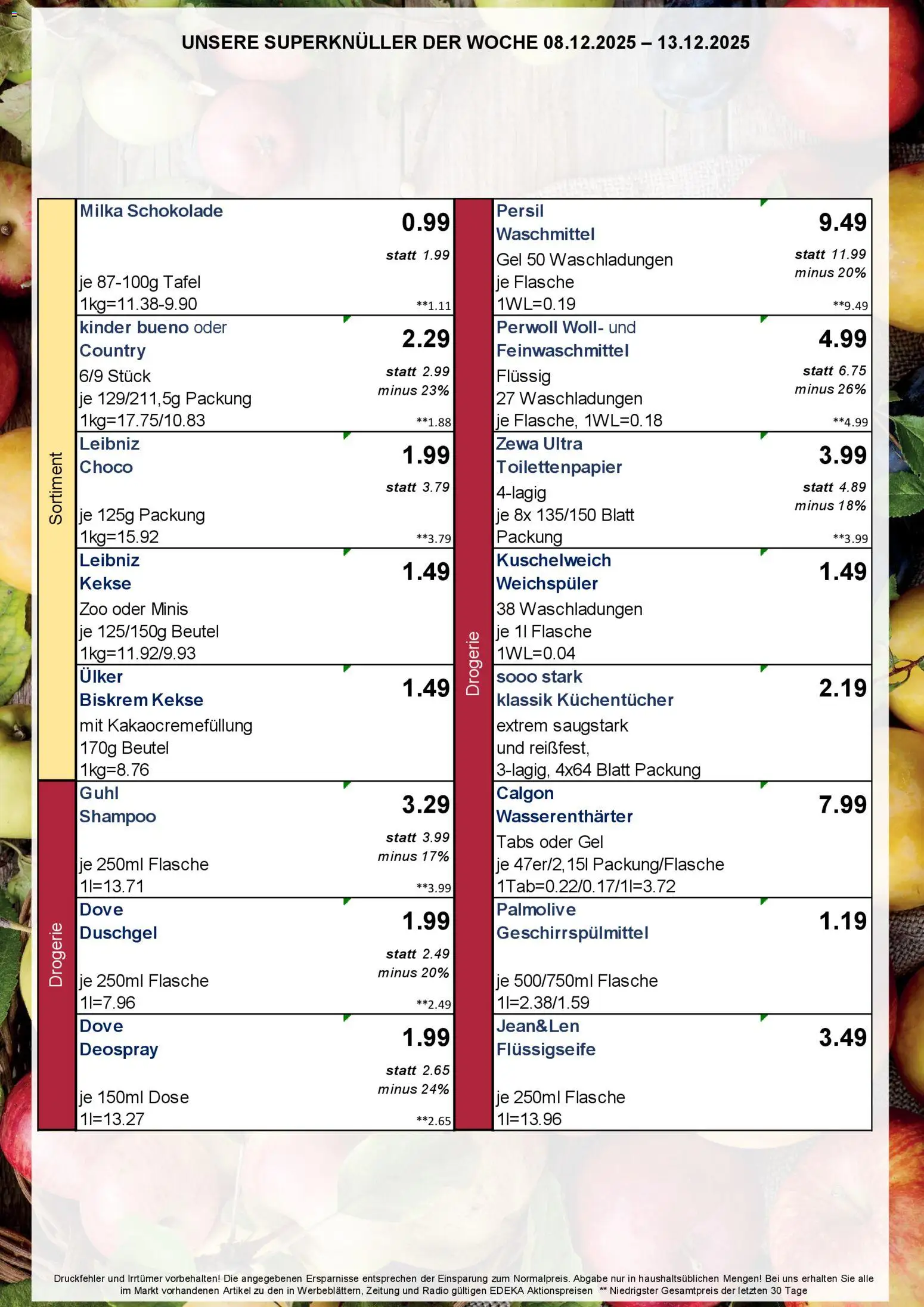 Simmel - Bayern – gültig ab 08.12.2025 | Seite: 3 | Produkte: Zewa, Shampoo, Waschmittel, Geschirrspülmittel