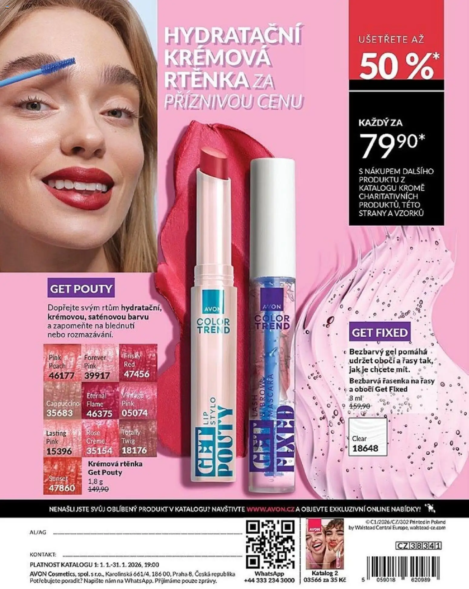 Avon katalog 1/2026 od 01.01.2026 | Strana: 196 | Produkty: Cappuccino, Řasenka, Rtěnka