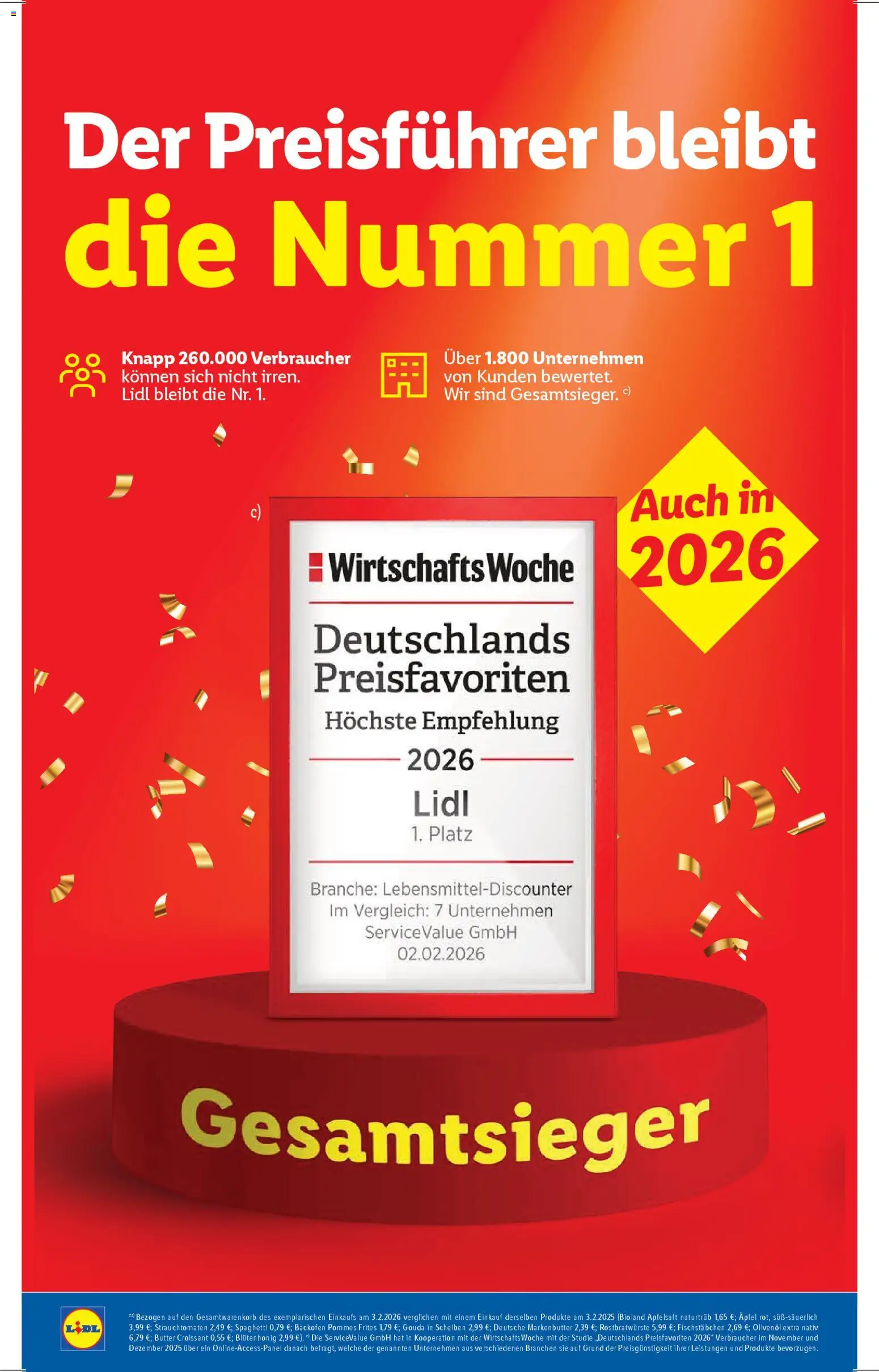 Lidl Prospekt Zossen – gültig ab 16.02.2026 | Seite: 2 | Produkte: Olivenol, Äpfel, Croissant, Backofen