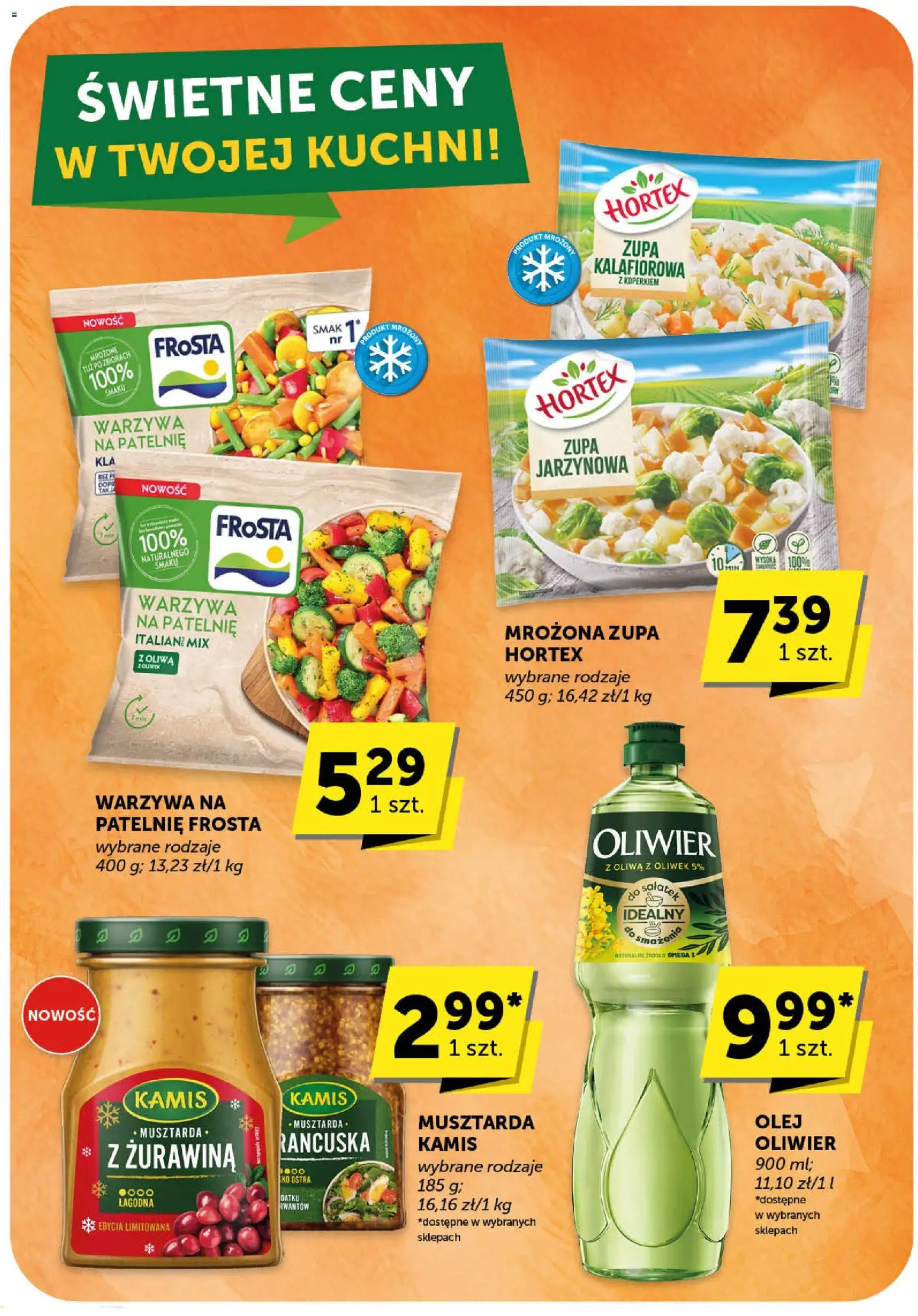 Euro Sklep Gazetka od 30.10.2025 | Strona: 33 | Produkty: Oliwa z oliwek, Żurawina, Olej, Warzywa