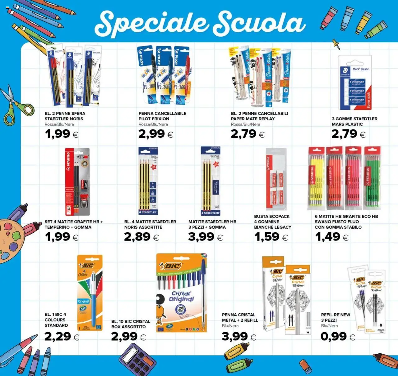 Volantino Oasi del 21.08.2025 | Pagina: 4 | Prodotti: Temperino, Penne