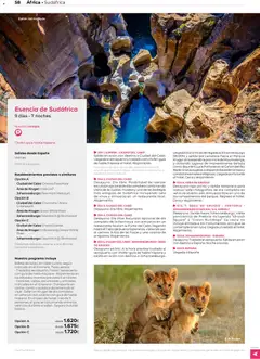 Vista previa Viajes El Corte Inglés Africa y Oriente Medio válido desde el 01.01.2026 | Página: 58 | Productos: Colonia, Combi