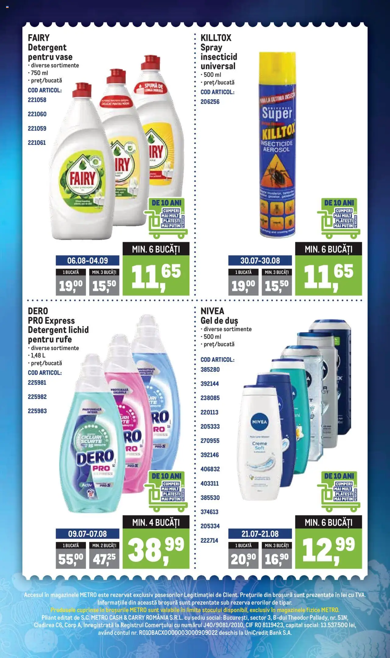 Metro catalog - Recomandările – valabil de la 04.08.2025 | Pagină: 2 | Produse: Duș, Gel de duș, Detergent