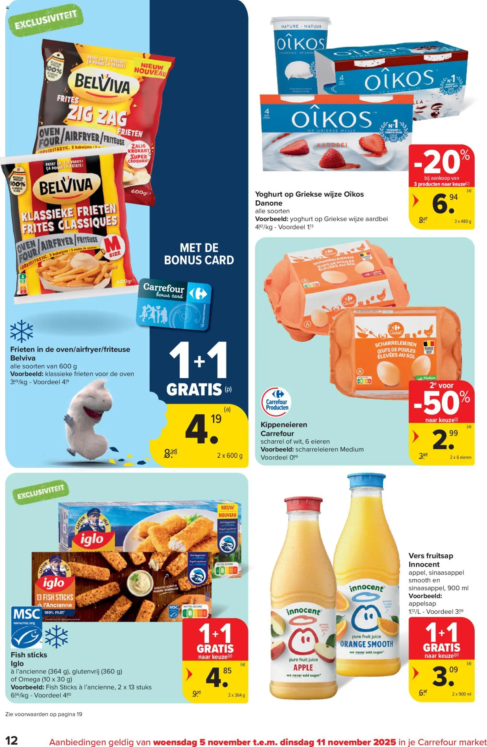 {H1} | Pagina: 12 | Producten: De oven, Fruit, Yoghurt, Eieren