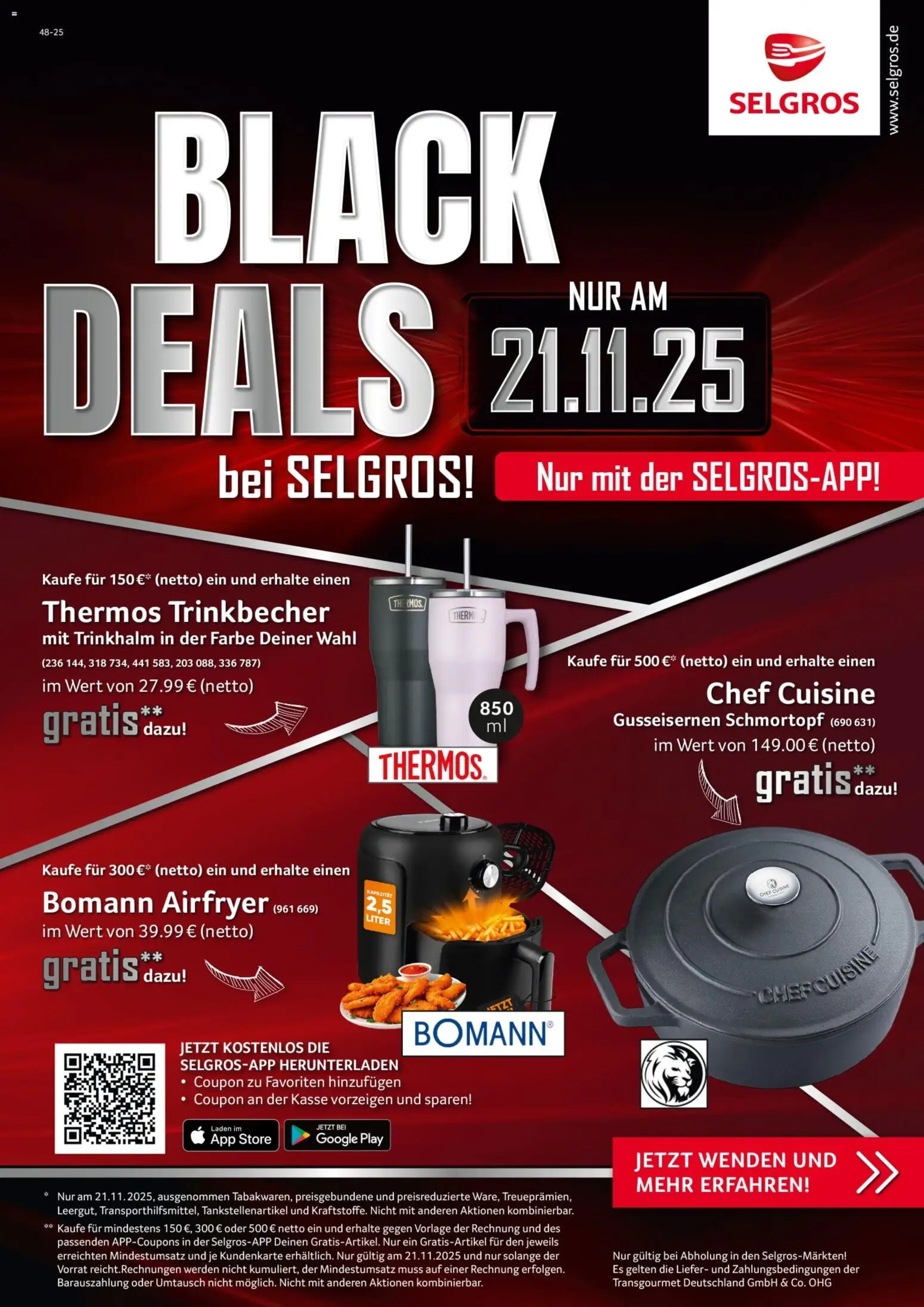 Selgros - Black Friday – gültig ab 21.11.2025 | Seite: 1