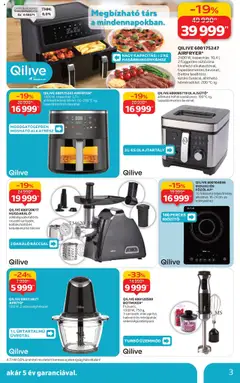 Auchan - Műszaki cikk ajánlataink hipermarketekben - amely érvényes a következő dátumtól: 09.10.2025 | Oldal: 3