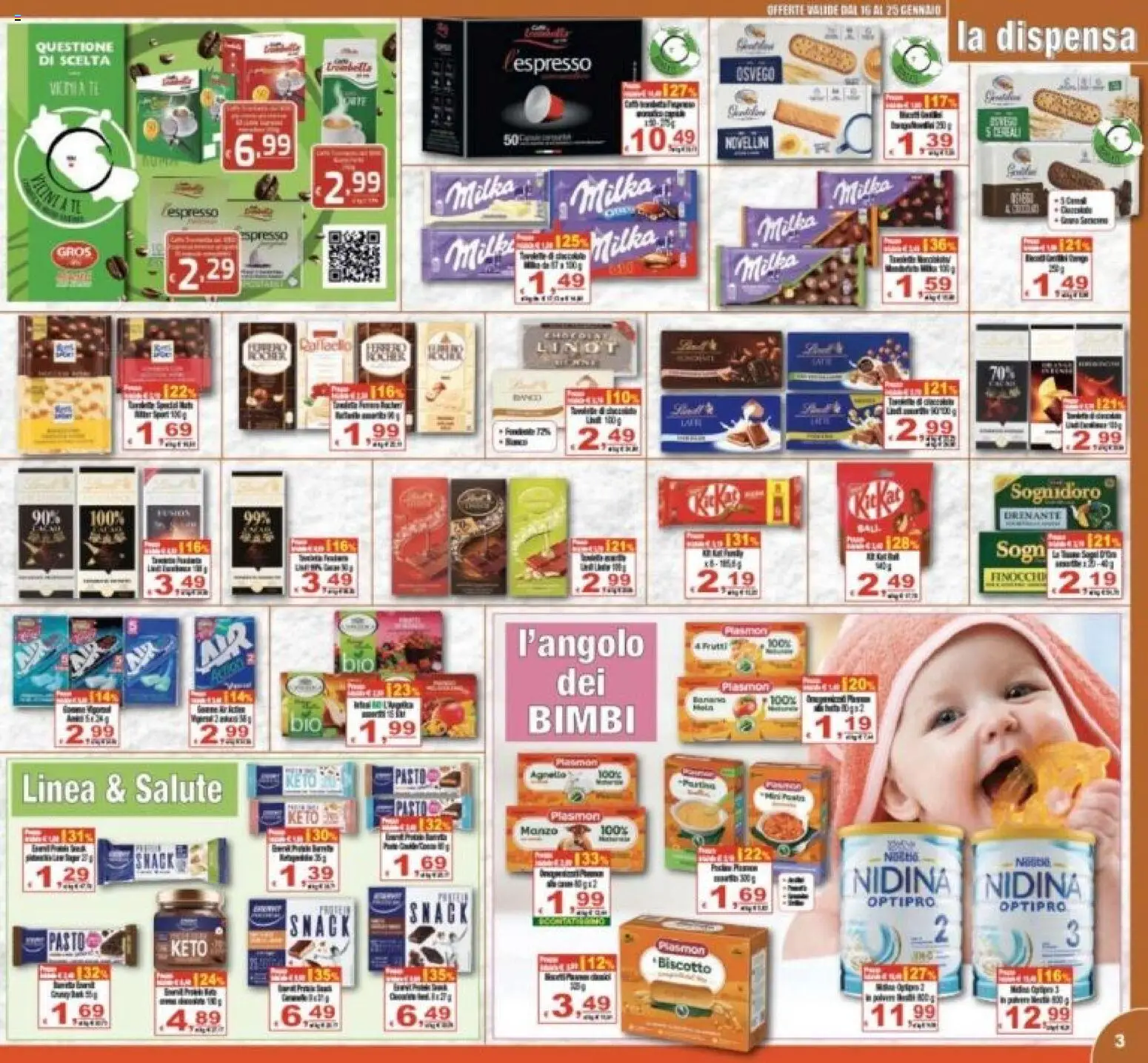 Volantino CTS del 27.01.2026 | Pagina: 3 | Prodotti: Tè, Manzo, Finocchi, Agnello