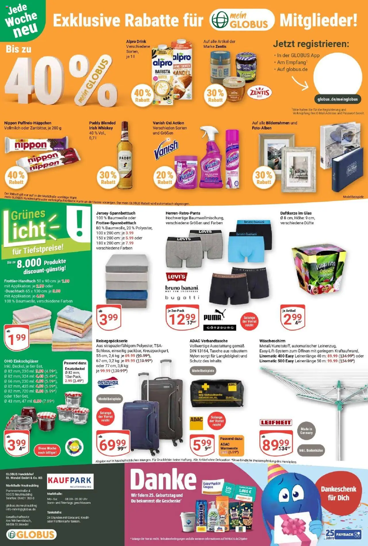 Globus prospekt Neutraubling	 - gültig ab dem 29.06.2025 | Seite: 27 | Produkte: Alpro, Zucker, Bilderrahmen, Telefon