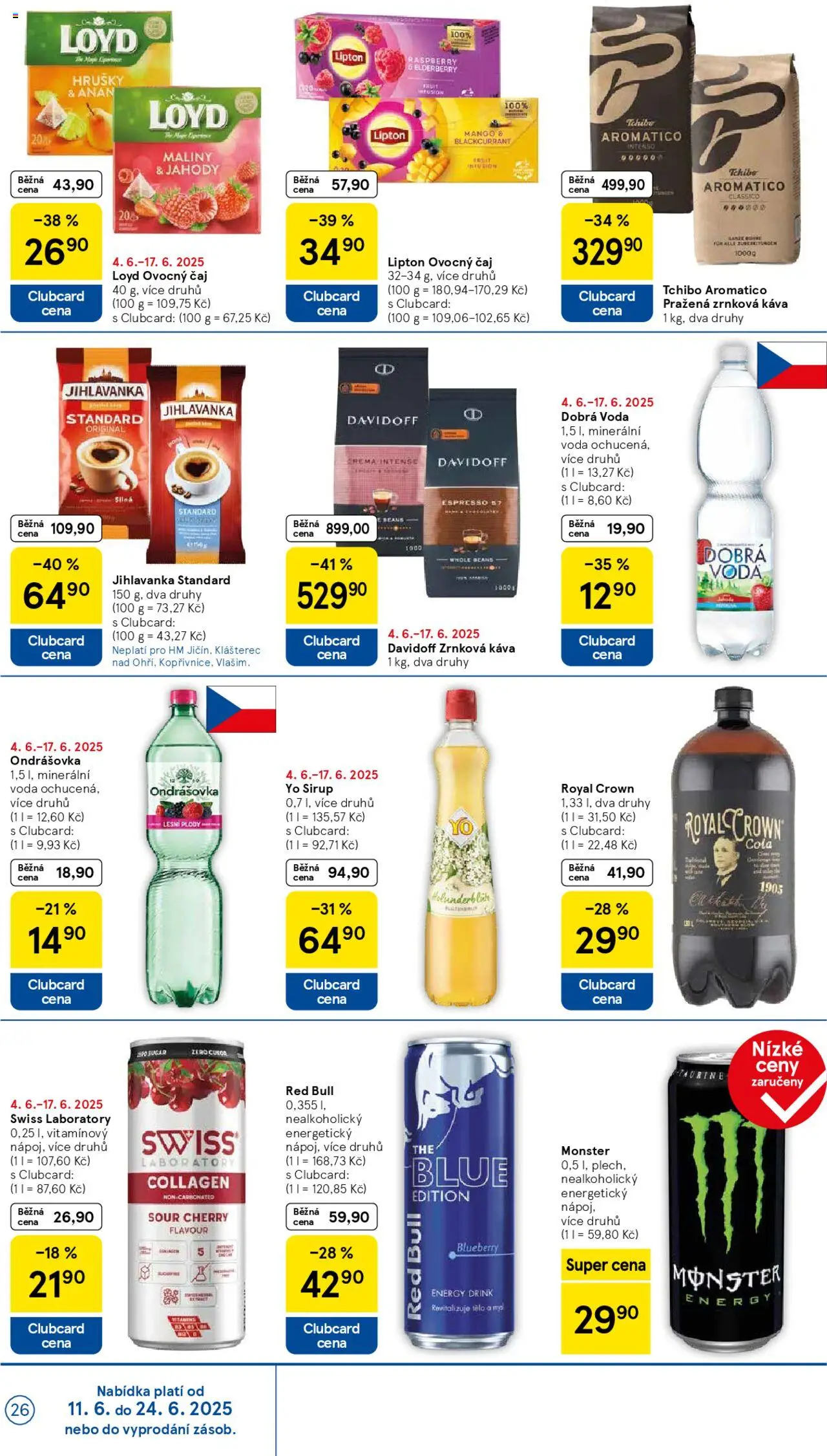 Tesco leták - Hypermarket od 11.06.2025 | Strana: 26 | Produkty: Mango, Káva, Hrušky, Crema