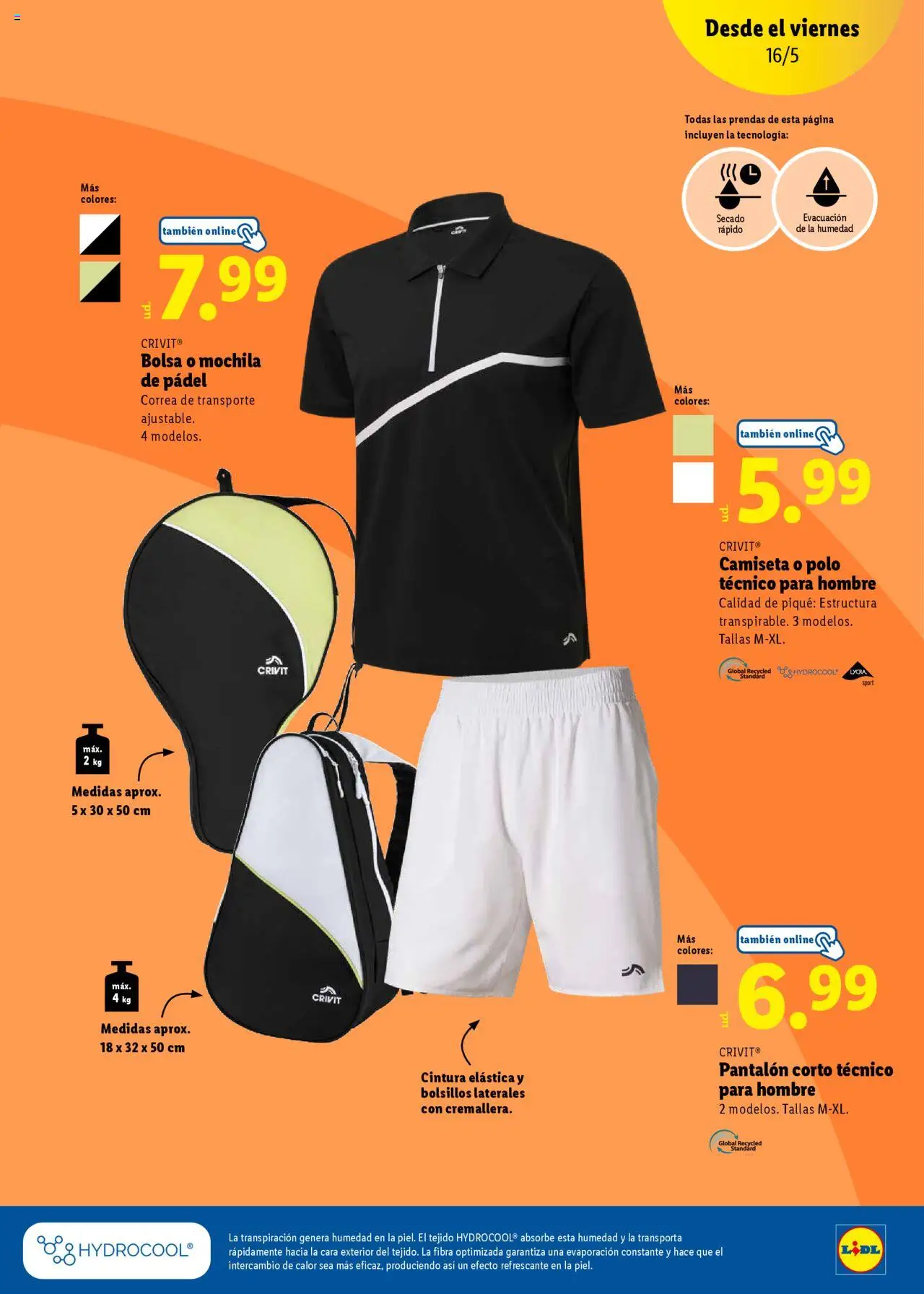 Lidl folleto │ válido desde el 23.06.2025 | Página: 3 | Productos: Mochila, Bolsa, Pantalón corto