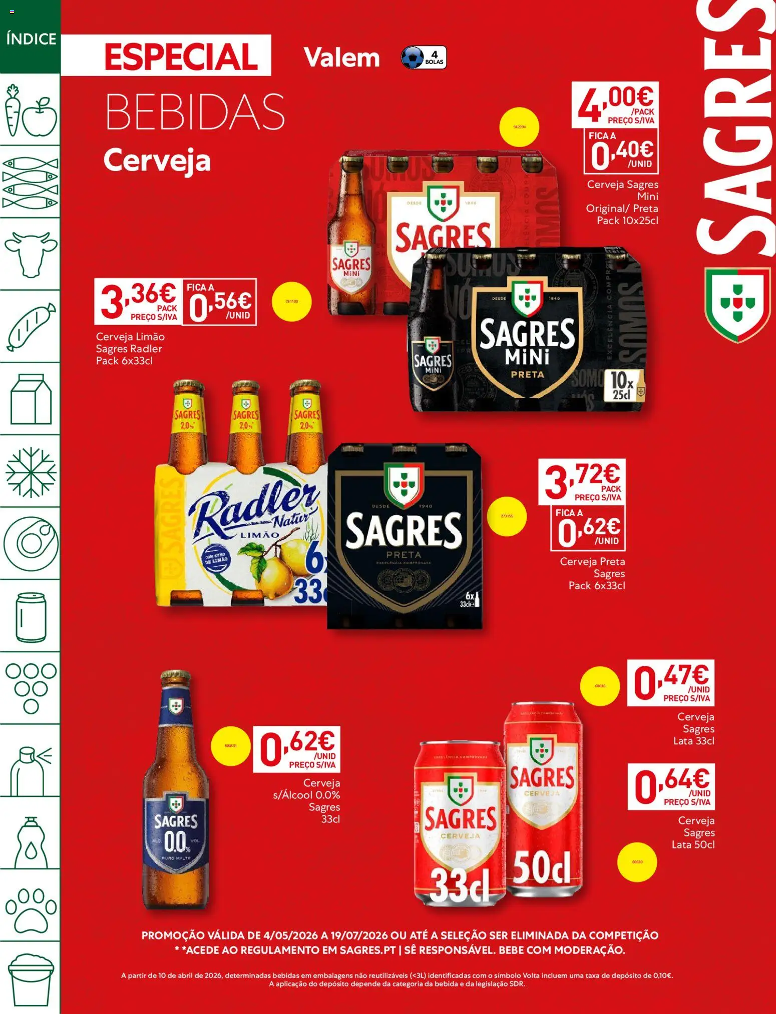Recheio folheto │ válido de 28.04.2026 | Página: 10 | Produtos: Cerveja, Bebida