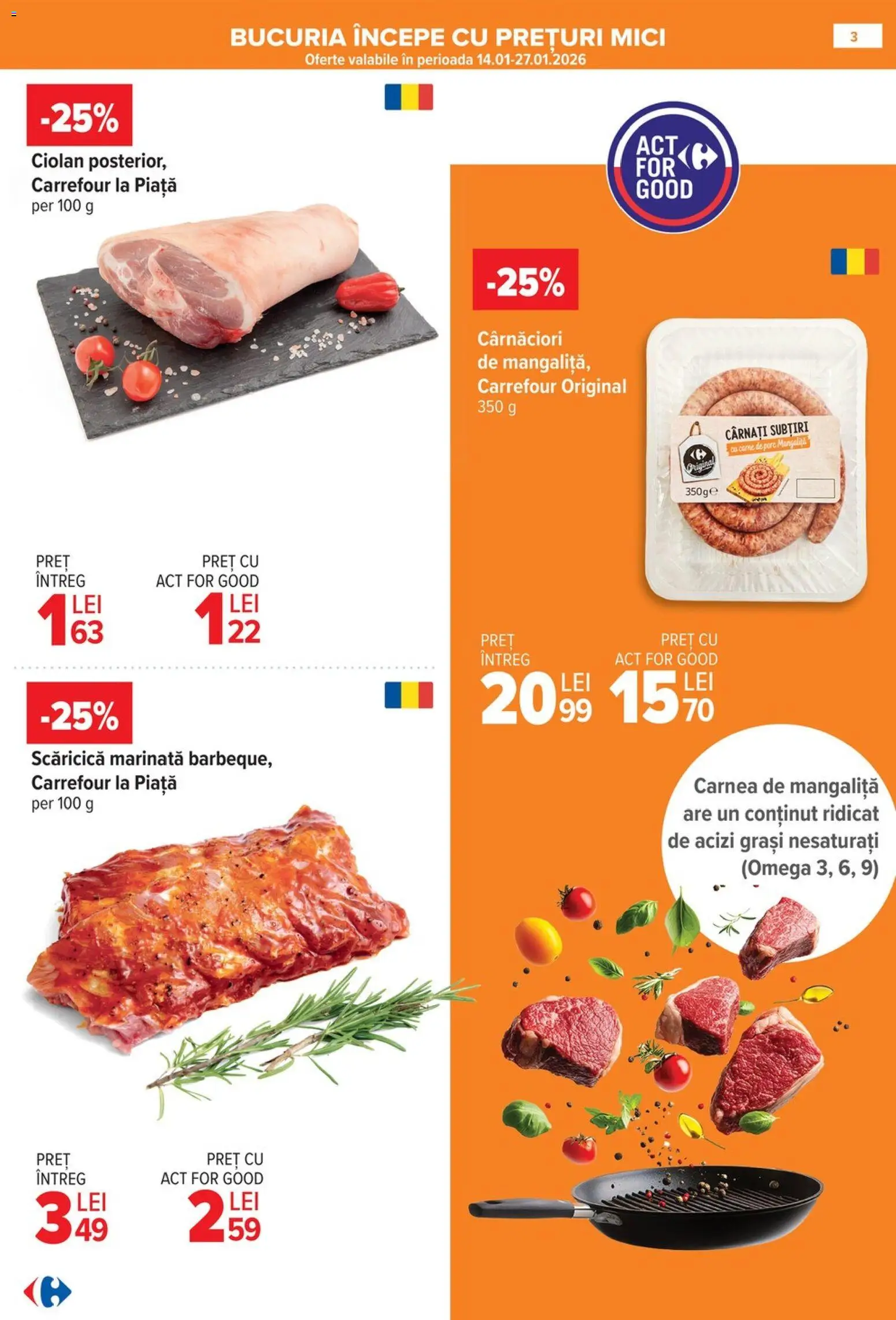 Noul catalog Carrefour – valabil de la 08.01.2026 | Pagină: 3 | Produse: Lait de coco, Hacıyatmaz Kedi Oyuncağı, Mici
