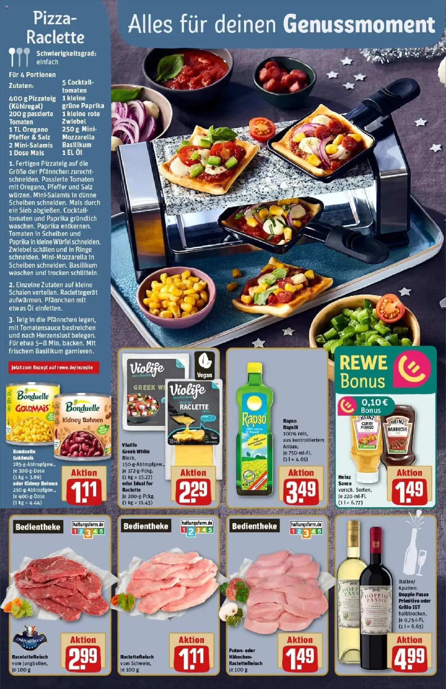 Rewe prospekt Schieder / Schwalenberg	 – gültig ab 22.12.2025 | Seite: 2 | Produkte: Hahnchen, Rapsöl, Mozzarella, Doppio Passo