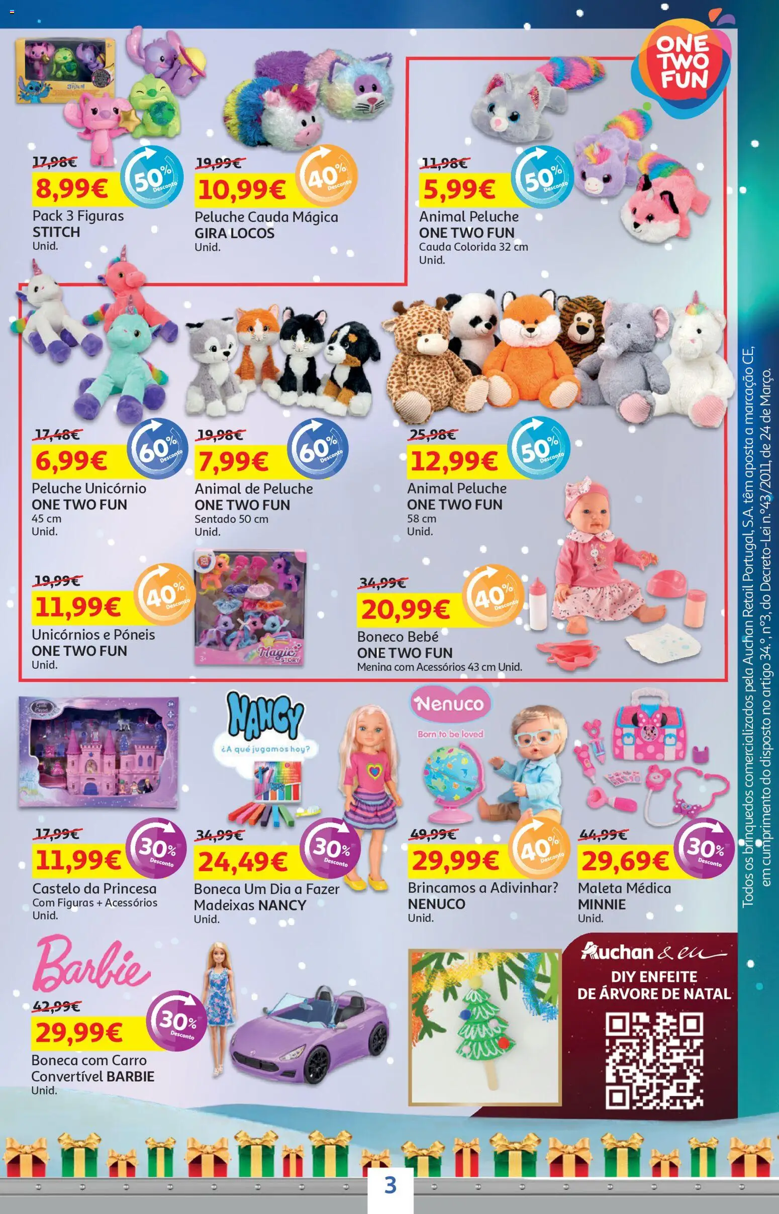 Auchan - Presentes │ válido de 05.12.2025 | Página: 3 | Produtos: Árvore de natal