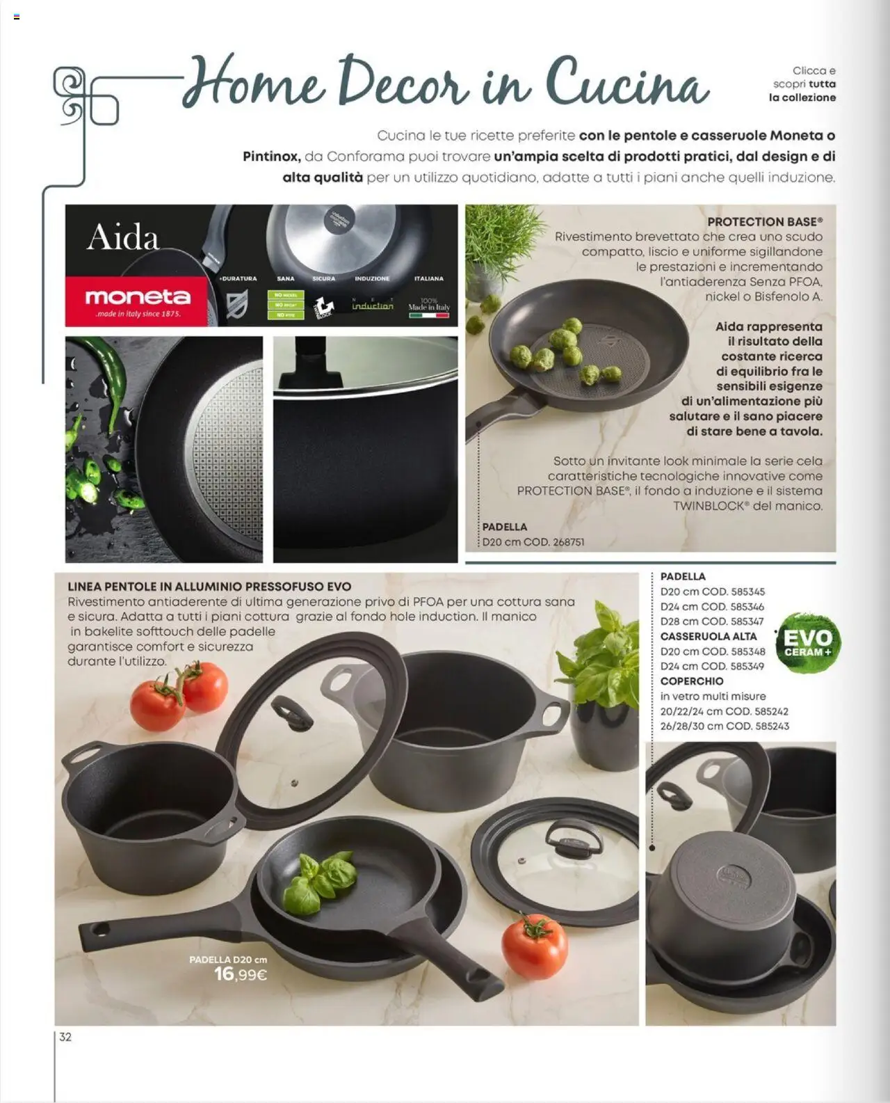Volantino Conforama del 28.01.2025 | Pagina: 32 | Prodotti: Padella, Casseruola, Alluminio
