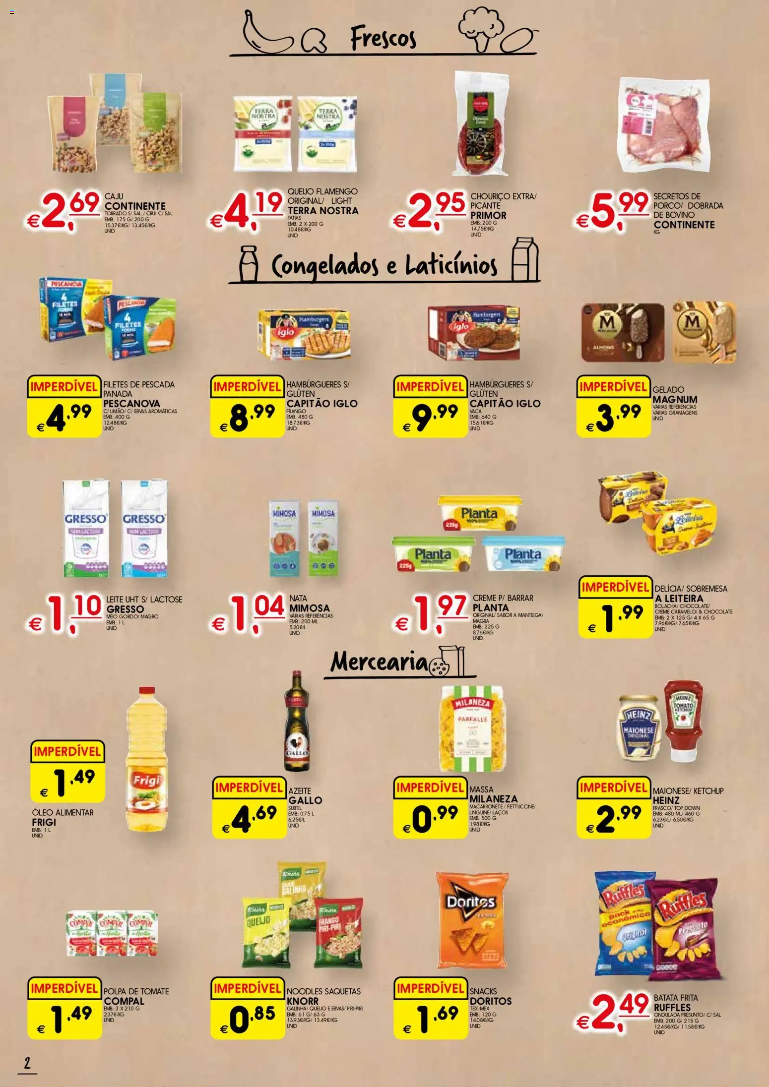 Meu Super folheto Madeira │ válido de 22.01.2026 | Página: 2 | Produtos: Top, Milaneza, Sal, Creme