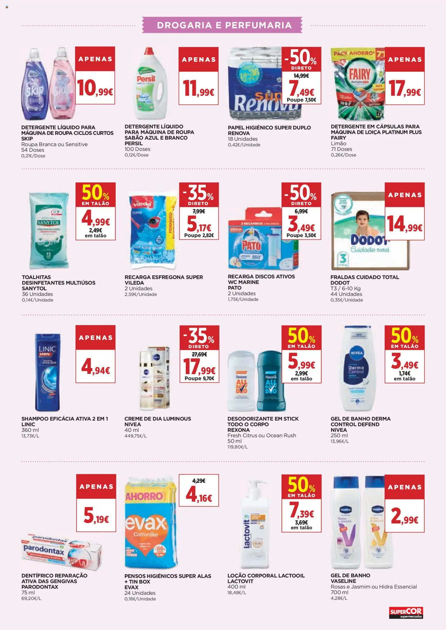 El Corte Ingles folheto │ válido de 01.01.2026 | Página: 11 | Produtos: Pensos higiénicos, Sabão, Desodorizante, Persil