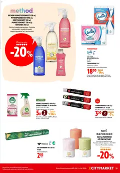 K-Citymarket-mainoslehti voimassa 01.04.2026 alkaen | Sivu: 19