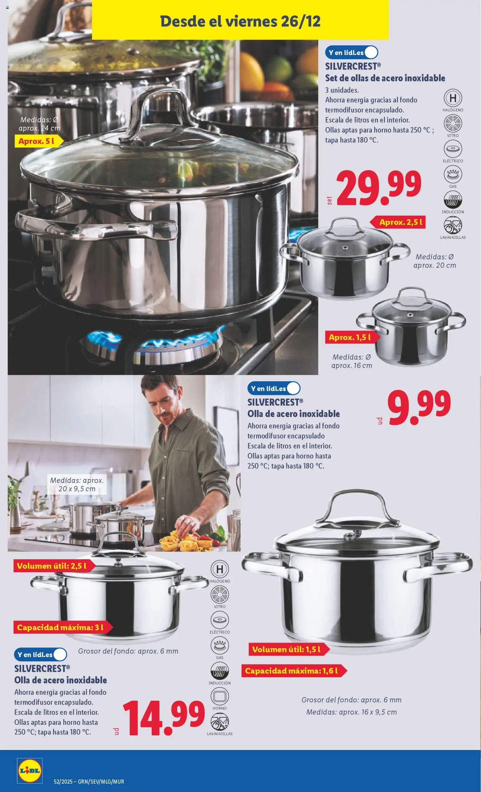 Lidl folleto de bazar │ válido desde el 22.12.2025 | Página: 26 | Productos: Horno, Lavavajillas
